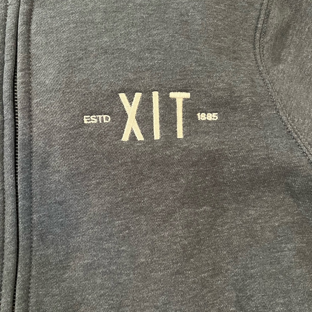 Carhartt dark gray zip hoodie - Picture 3 of 4